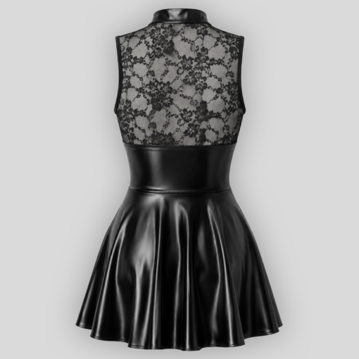 Minikleid ONE MORE KISS Schwarz von Noir Handmade – getragen von vorne